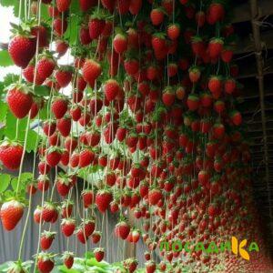 Клубника ампельная Анастасия купить по цене от 370р. в интернет-магазине «Посадика» с доставкой почтой в в Топкие и по всей России – [изображение №1].