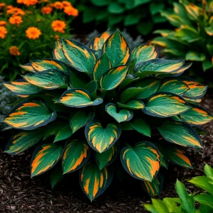 Хоста Бархатный Полог купить по цене от 560р. в интернет-магазине «Посадика» с доставкой почтой в в Топкие и по всей России – [изображение №1].